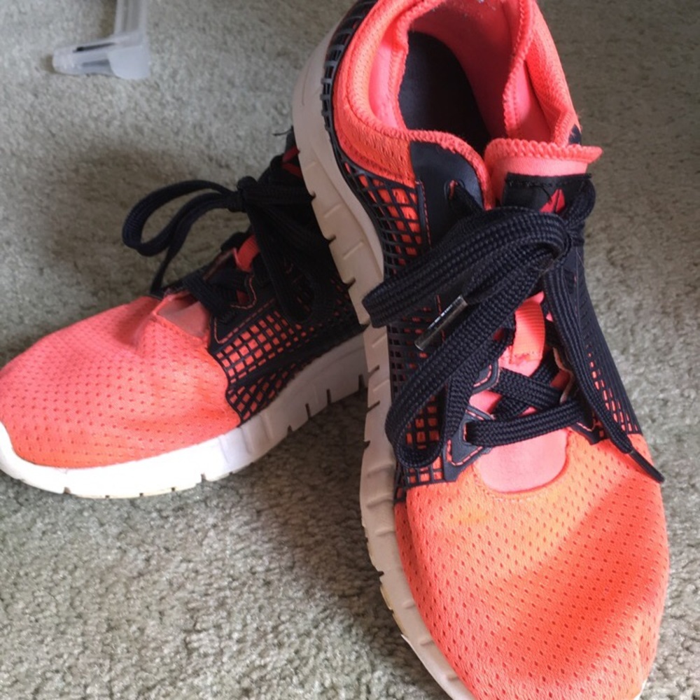 Neon Reebok Tennis Shoes